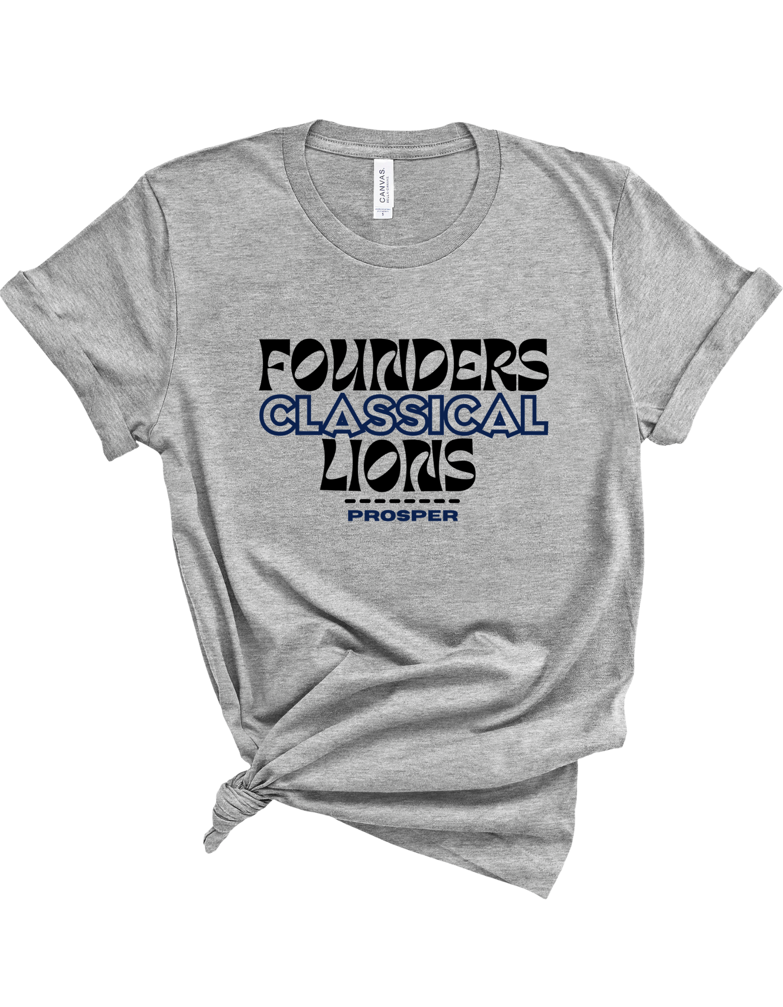 Founders Classical Lions - Athletic Heather  Short Sleeve Main Image